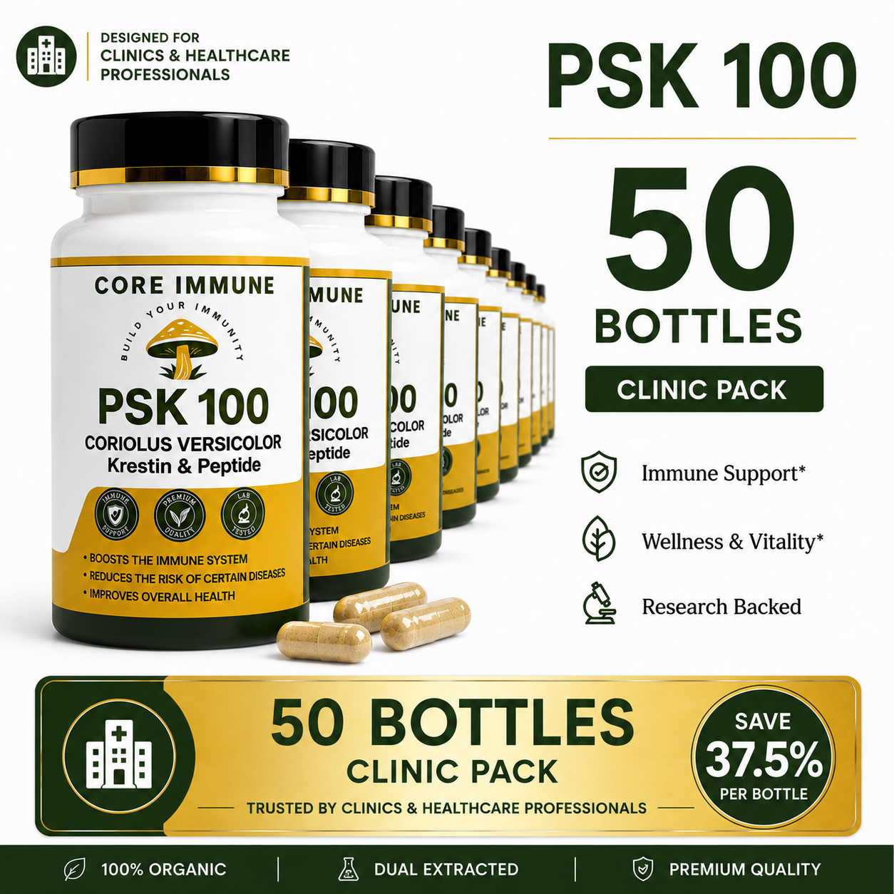 PSK 100 - Clinic Pack (50 Bottles)