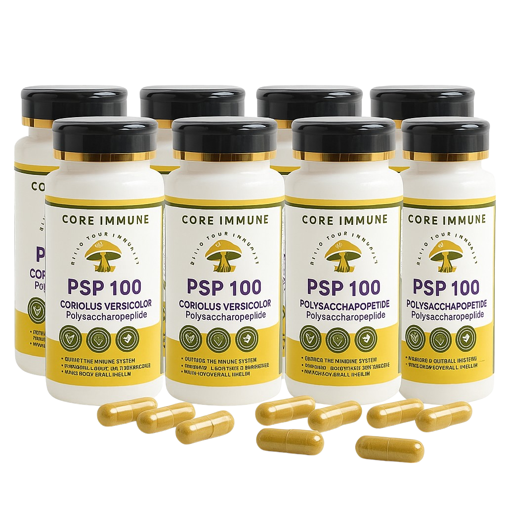 Extrait clinique de polysaccharopeptide (PSP) - PACK MULTIPLE DE 10 FLACONS - ÉCONOMISEZ 30 %
