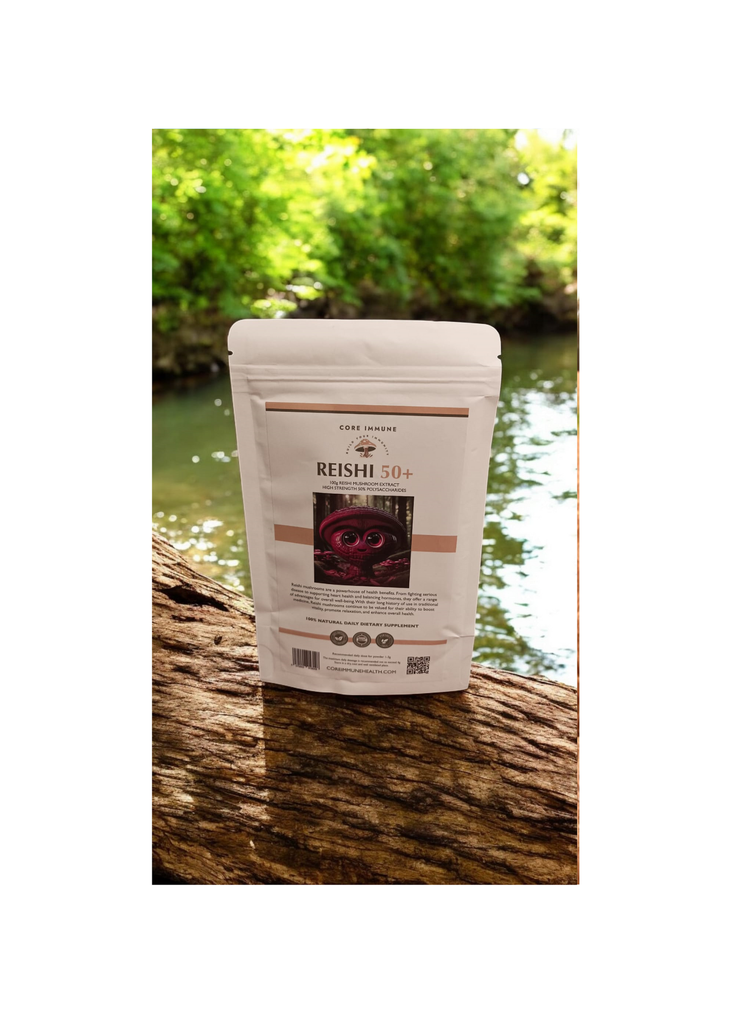 Reishi Premium Extract (Lingzhi Powder) Core Immune Health
