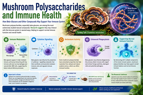 How Mushroom Polysaccharides May Support the Immune System