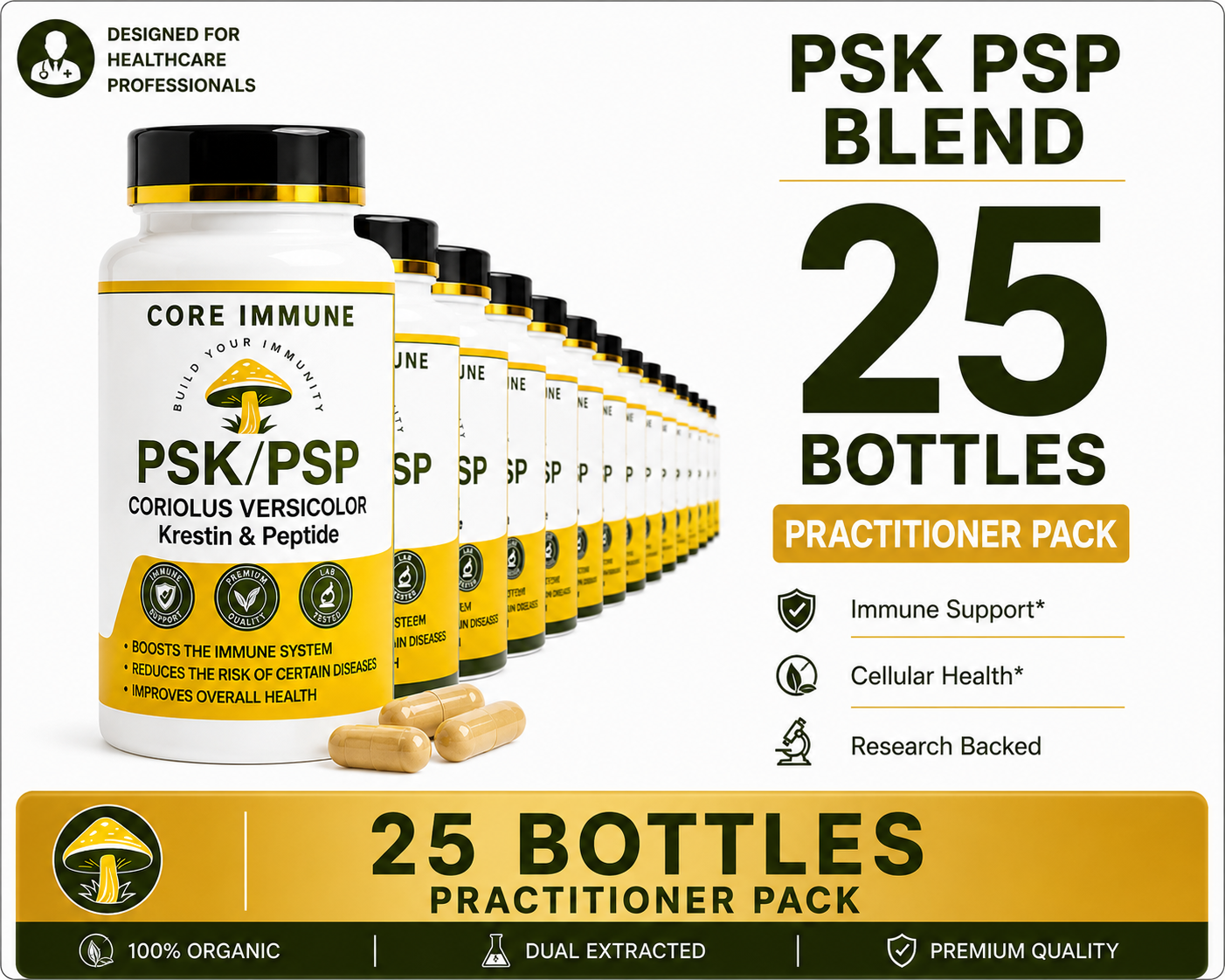 PSK/PSP Dual Extract Blend - Practitioner Pack (25 Bottles)