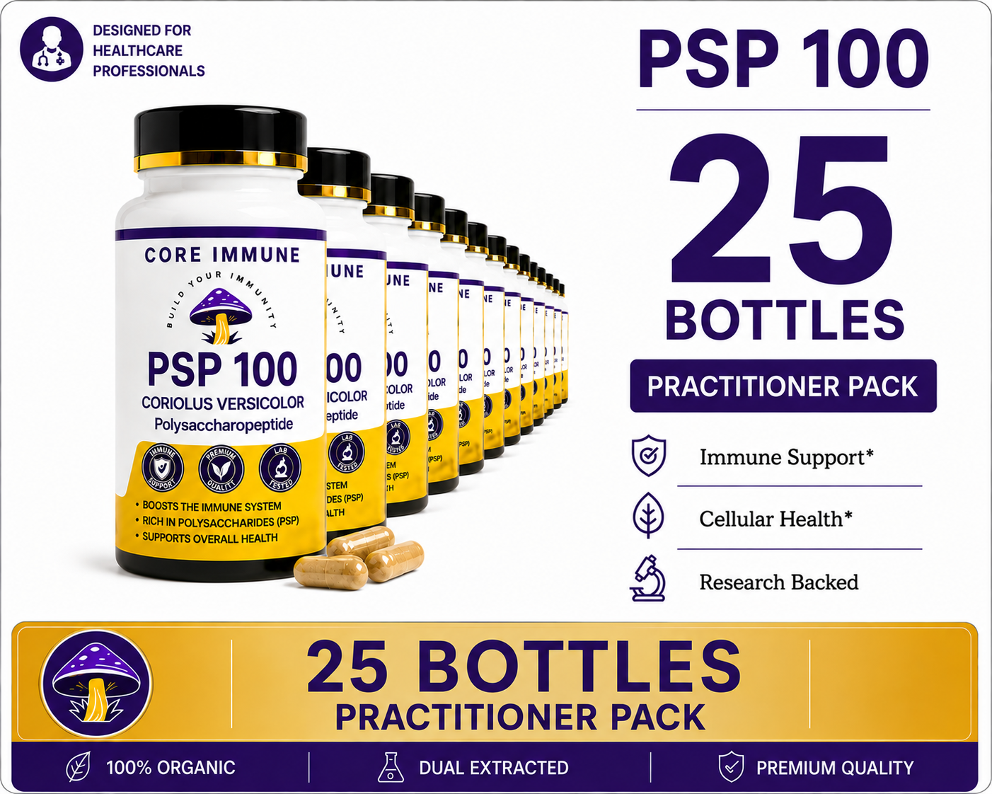 PSP 100 - Practitioner Pack (25 Bottles)